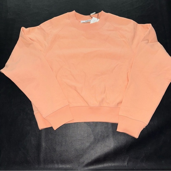 THAKOON PEACH CREWNECK SWEATSHIRT SIZE MEDIUM NWT - Picture 3 of 12